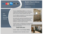 Desktop Screenshot of modelglassandmirror.com